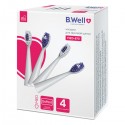 Насадки для звуковых щеток B.Well MED-870, 4 шт, белые - 1